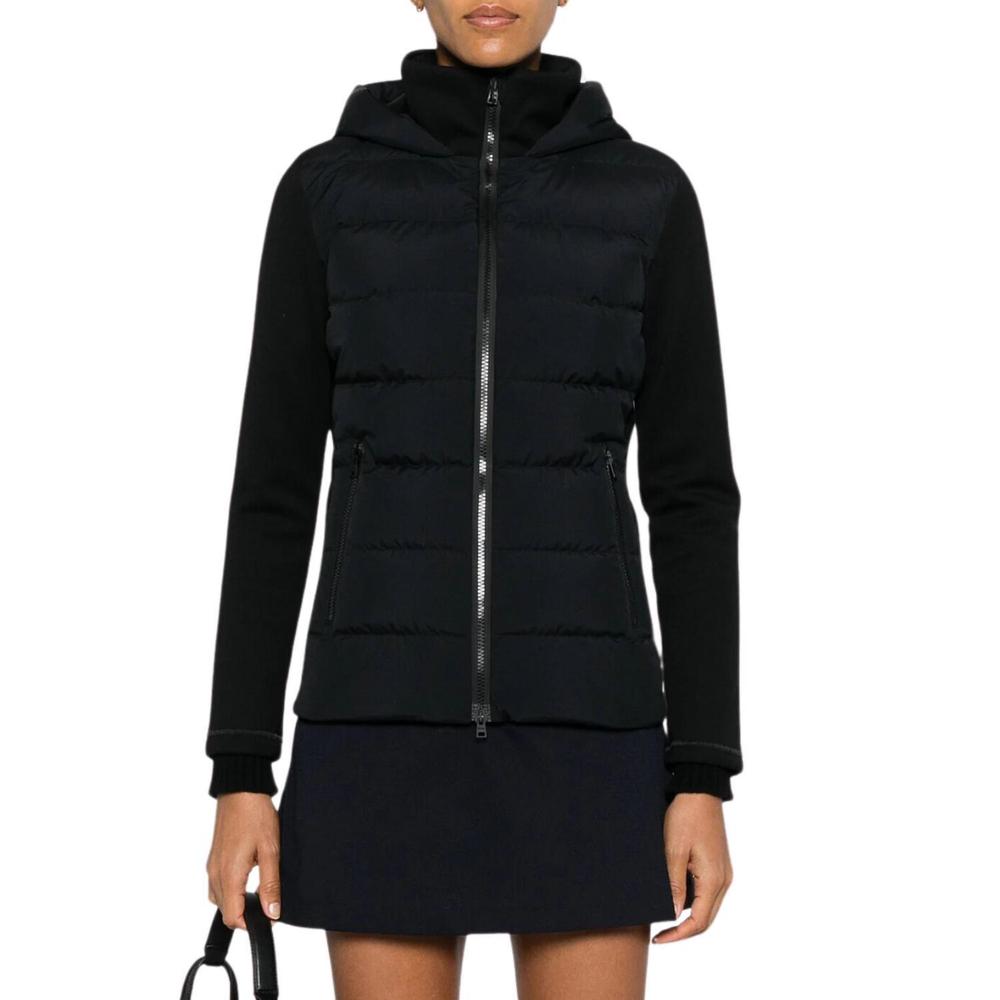 NEW HERNO base zip jacket in black